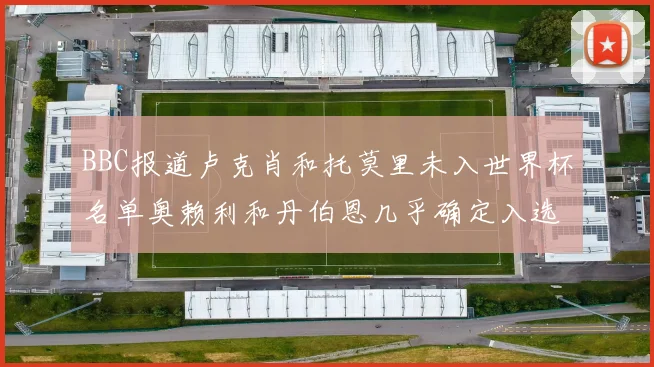BBC报道卢克肖和托莫里未入世界杯名单奥赖利和丹伯恩几乎确定入选